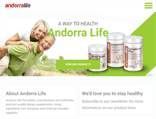 Tablet Screenshot of andorralife.com